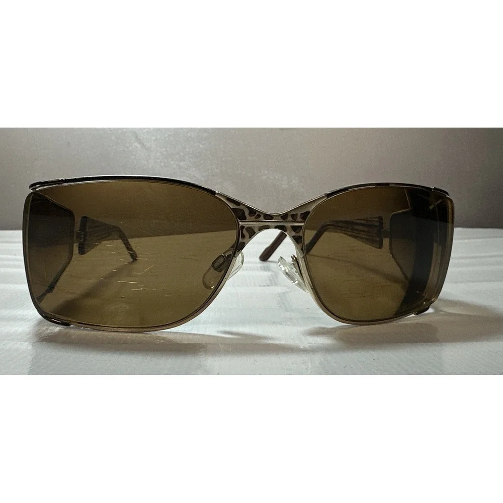 Vintage Cazal 954 Sunglasses FRAMES 529 Brown Leopard  Black Wrap J595